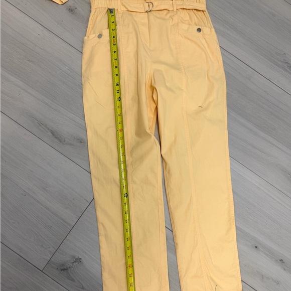 The Truffle Women’s Jumpsuit with Ruffle Detail Yellow Sz M - Picture 4 of 7
